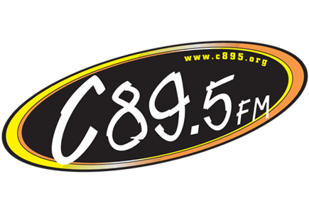 Historic c89.5 FM logo with www.c895.org in top right corner